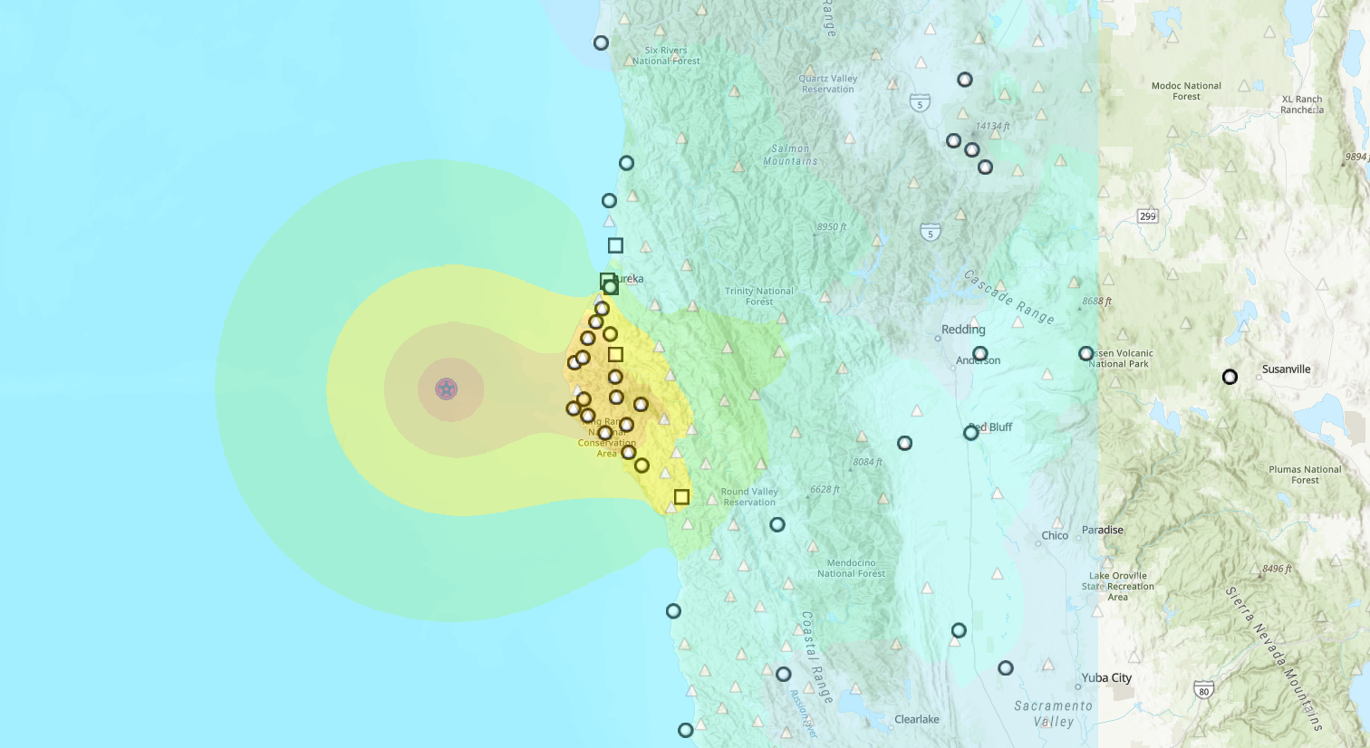 M7.0 Offshore Cape Mendocino, California Learning From Earthquakes